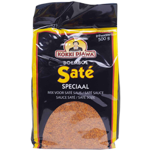 Kokki Djawa boemboe saté saus speciaal 500 gr.